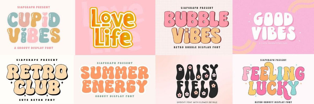 Groovy Fonts | Retro & 70s Style Fonts