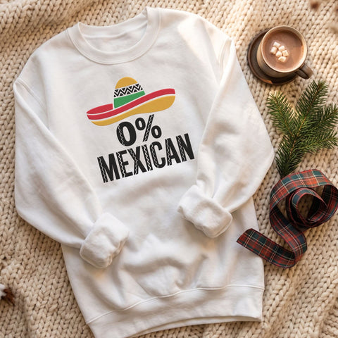 0% Mexican Embroidery Design – Funny Sombrero Mexican Humor Machine Embroidery File, Cinco de Mayo Fiesta Design Embroidery/Applique DESIGNS PatternFeed8 