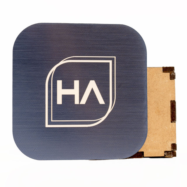 .020in Flexible Plastic Sheet Brushed Blue/White - 3M Backed - 12in x 12in Sheet Physical Houston Acrylic 