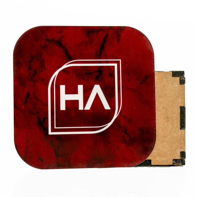 .020in Flexible Plastic Sheet Port Wine/White - 3M Backed - 12in x 12in Sheet Physical Houston Acrylic 