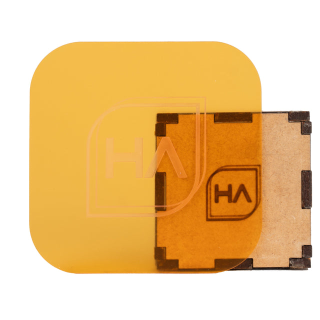 .025in Translucent Orange Craft Plastic Sheet Physical Houston Acrylic 