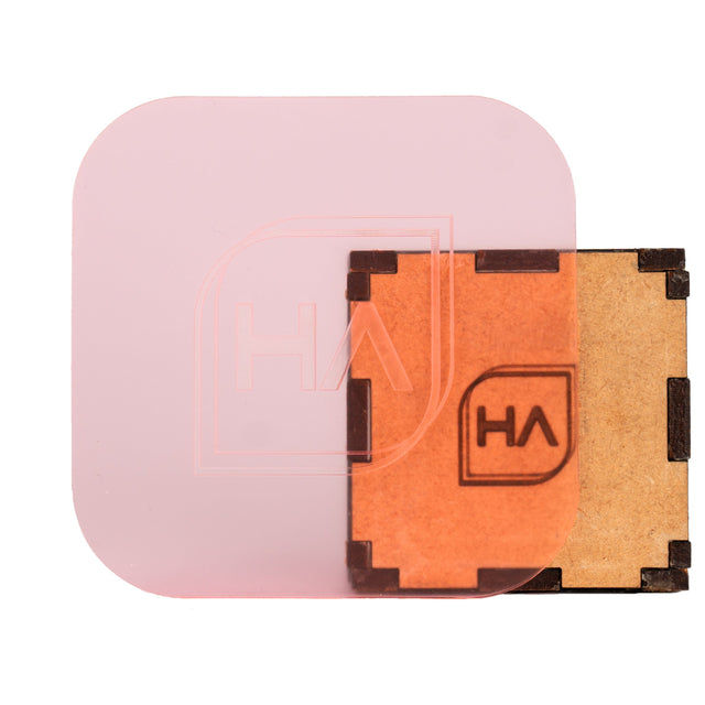 .025in Translucent Pink Craft Plastic Sheet Physical Houston Acrylic 