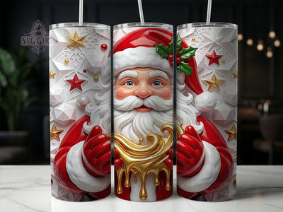 02Christmas Gold Drip Santa 20oz Tumbler, Gold Drip Santa, Christmas Santa, Gold Santa Tumbler, Gold Drip PNG, Christmas Gold Santa, Drip Santa PNG, 20oz Tumbler Wrap Sublimation SvggirlplusArt 