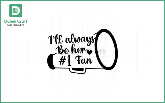 #1 Fan SVG – Cheer Support #1 Fan SVG PNG & EPS V1 SVG dahukdesign 