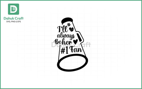 #1 Fan SVG – Cheer Support #1 Fan SVG PNG & EPS V2 SVG dahukdesign 