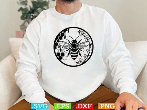 10 Cute Bee Svg Bundle, Bee Scene Svg, Sunflower Svg, Bee Cricut Svg SVG Creativeart88 