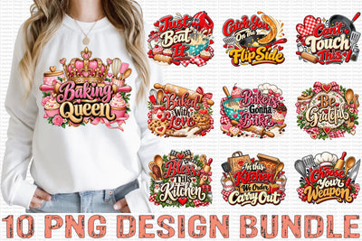 10 Kitchen PNG Design Bundle Sublimation Craftlabsvg24 