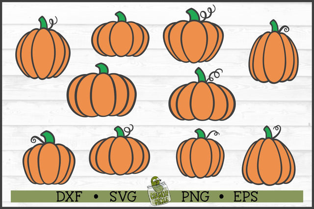 10 Layered Pumpkins SVG SVG Crunchy Pickle 