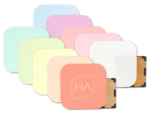 10 Pack - 1/8in Pastel Acrylic Sheets Variety Pack | 12x19 in Sheets Physical Houston Acrylic 