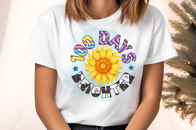 100 days brighter PNG Design Sublimation Designangry 