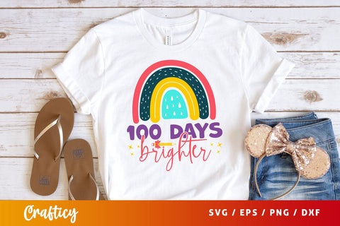 100 days brighter Svg Design SVG Designangry 