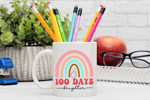 100 days brighter svg Design SVG Regulrcrative 