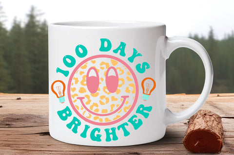 100 days brighter svg design SVG Regulrcrative 