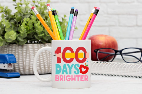 100 days brighter SVG Design SVG Regulrcrative 