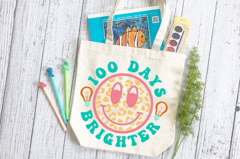 100 days brighter svg design SVG Regulrcrative 