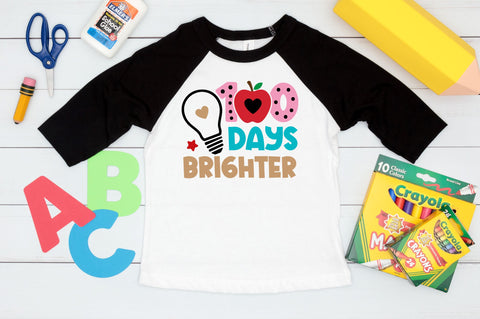 100 days brighter SVG Design SVG Regulrcrative 