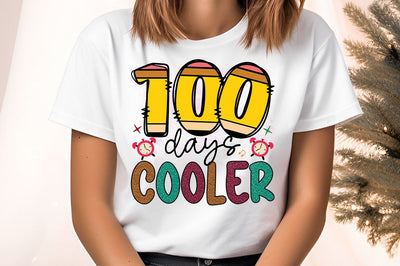 100 days cooler PNG Design Sublimation Designangry 