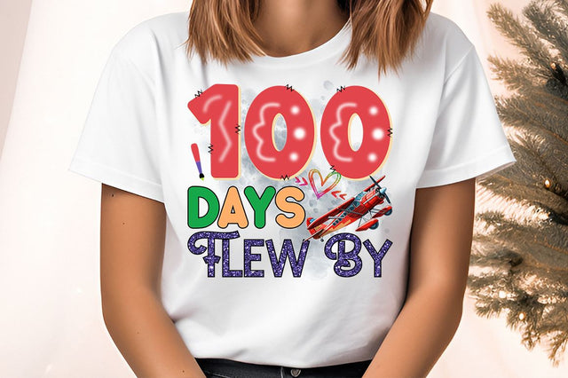 100 days flew by PNG Design Sublimation Designangry 