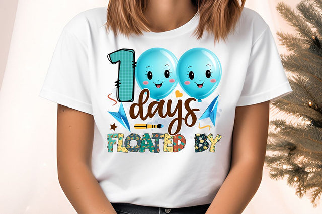 100 days floated by PNG Design Sublimation Designangry 