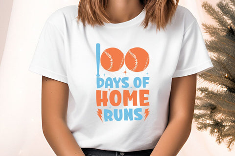 100 Days Home Runs svg Design SVG Designangry 