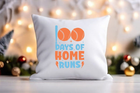 100 Days Home Runs svg Design SVG Designangry 