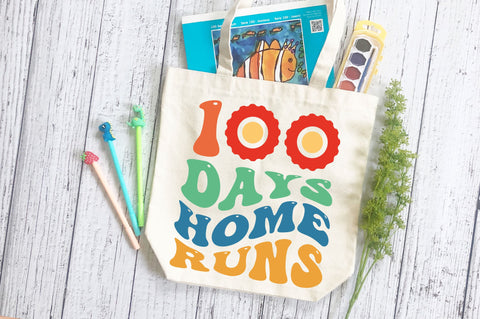 100 days home runs svg Design SVG Regulrcrative 