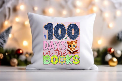 100 days in the books PNG Design Sublimation Designangry 