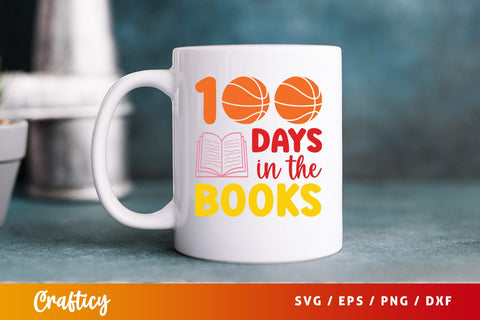 100 Days in the books SVG Design SVG Designangry 