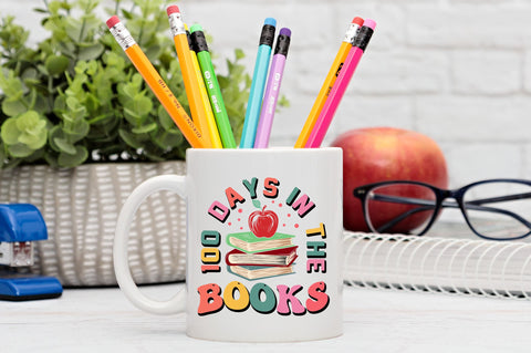 100 days in the books svg Design SVG Regulrcrative 