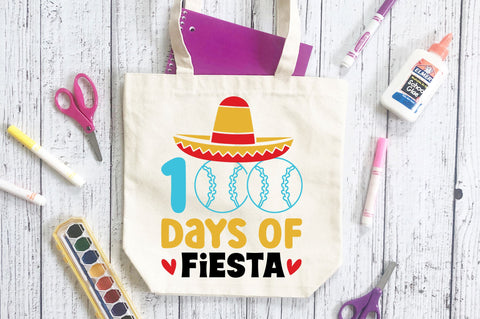 100 days of fiesta Svg Design SVG Regulrcrative 