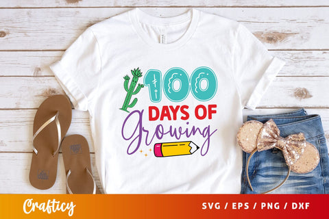 100 days of growing Svg Design SVG Designangry 