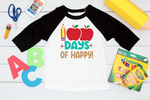 100 days of happy! SVG Design SVG Regulrcrative 