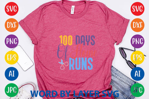 100 Days Of Home Runs svg design SVG Rafiqul20606 