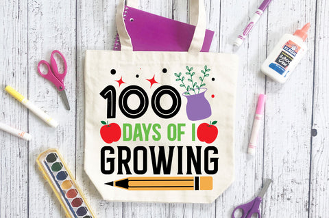 100 days of i growing Svg Design SVG Regulrcrative 