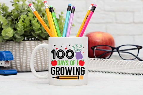 100 days of i growing Svg Design SVG Regulrcrative 