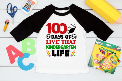 100 days of live that kindergarten life SVG Design SVG Regulrcrative 