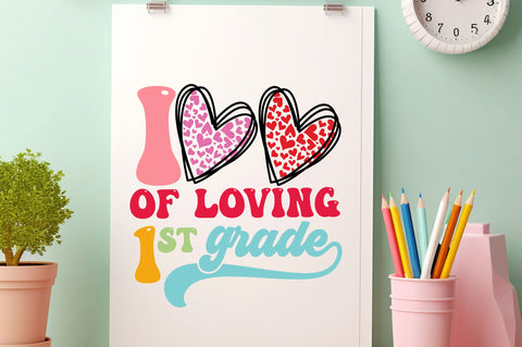 100 days of loving 1st grade SVG Design SVG Regulrcrative 