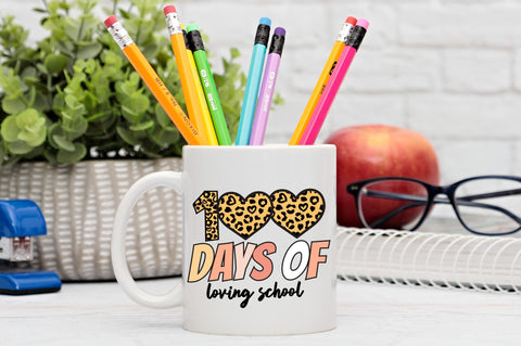 100 days of loving school svg Design SVG Regulrcrative 