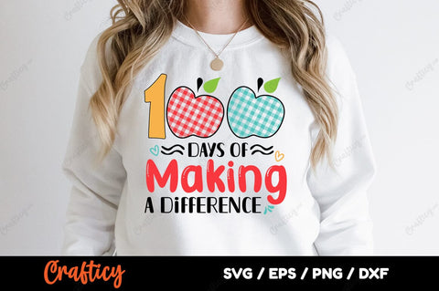 100 days of making a difference svg design SVG Designangry 