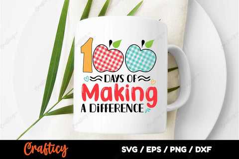 100 days of making a difference svg design SVG Designangry 