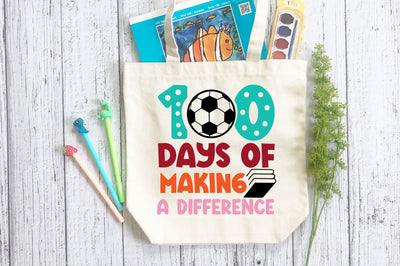100 days of making a difference SVG Design SVG Regulrcrative 