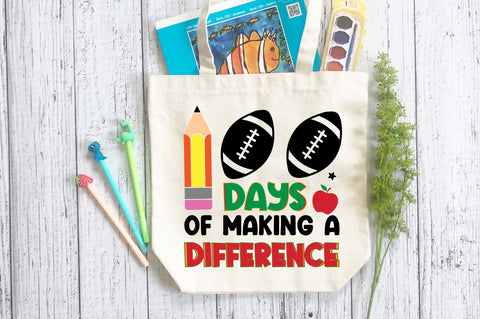 100 days of making a difference SVG Design SVG Regulrcrative 