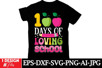 100 Days Of School Loving School SVG Qutes SVG Insomnia Std 