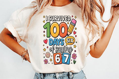100 Days of School PNG Bundle SVG Svgcraft 