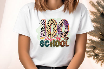 100 days of school PNG Design Sublimation Designangry 