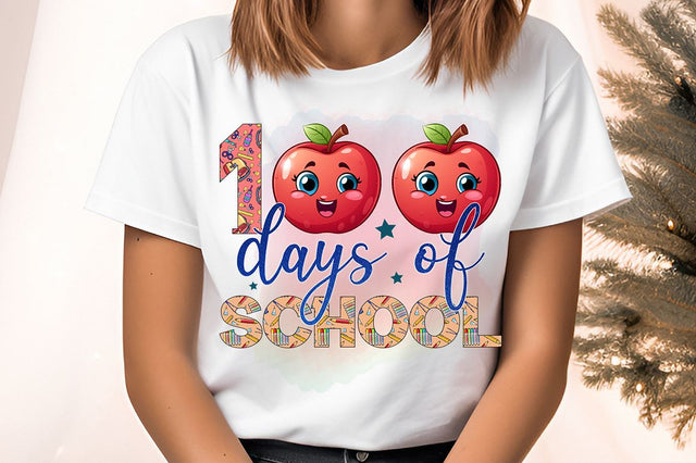 100 days of school PNG Design Sublimation Designangry 