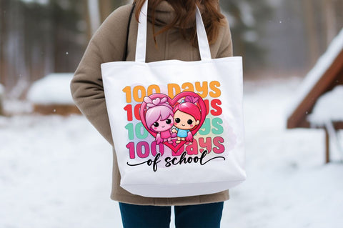 100 days of school PNG Design Sublimation Designangry 