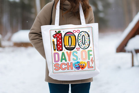 100 days of school PNG Design Sublimation Designangry 