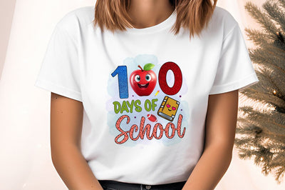 100 days of school PNG Design Sublimation Designangry 
