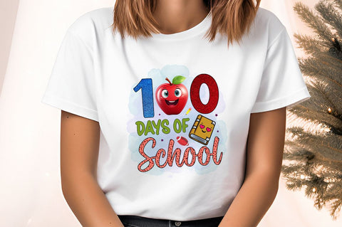 100 days of school PNG Design Sublimation Designangry 